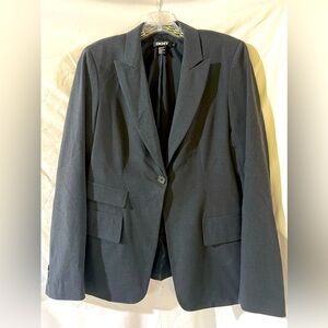 DKNY Charcoal Suit Jacket Blazer Size 6